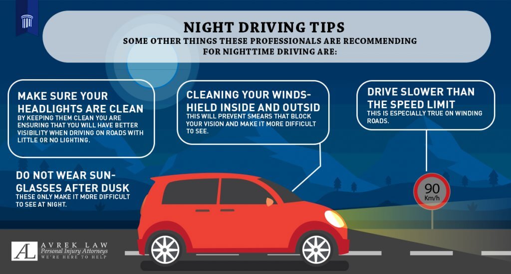 Eight Night Driving Tips for Your Safety, Driving