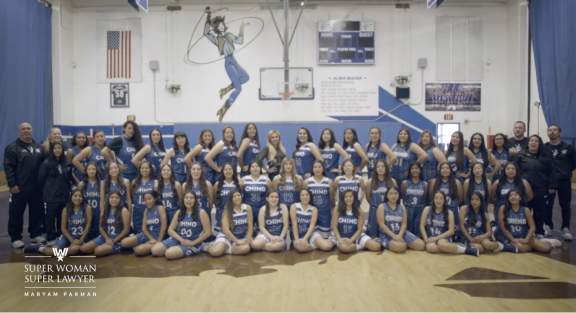 Chino Hills School Girls Basketball Team