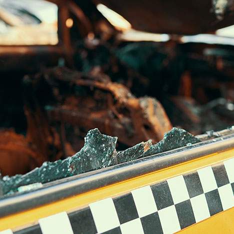 Broken window - get above the average settlement taxi cab accident by calling Avrek Law