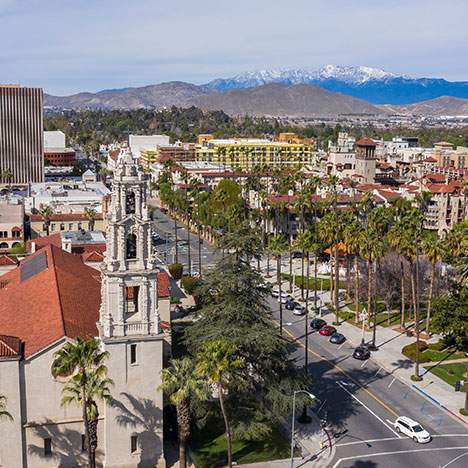 Downtown city view in the Inland Empire - is Inland Empire a good place to live for commuters?