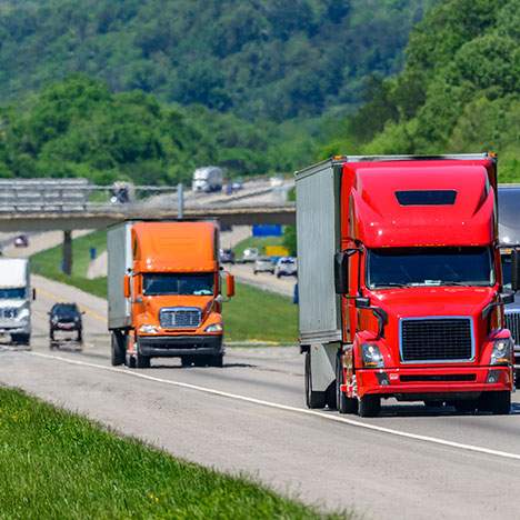 It's important to know what to do when sharing the road with large trucks.