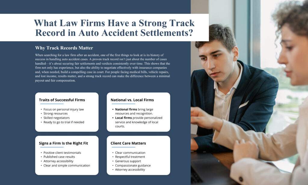 Law Firm Track Record Infographic