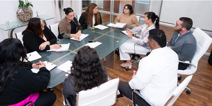 Avrek Law office meeting