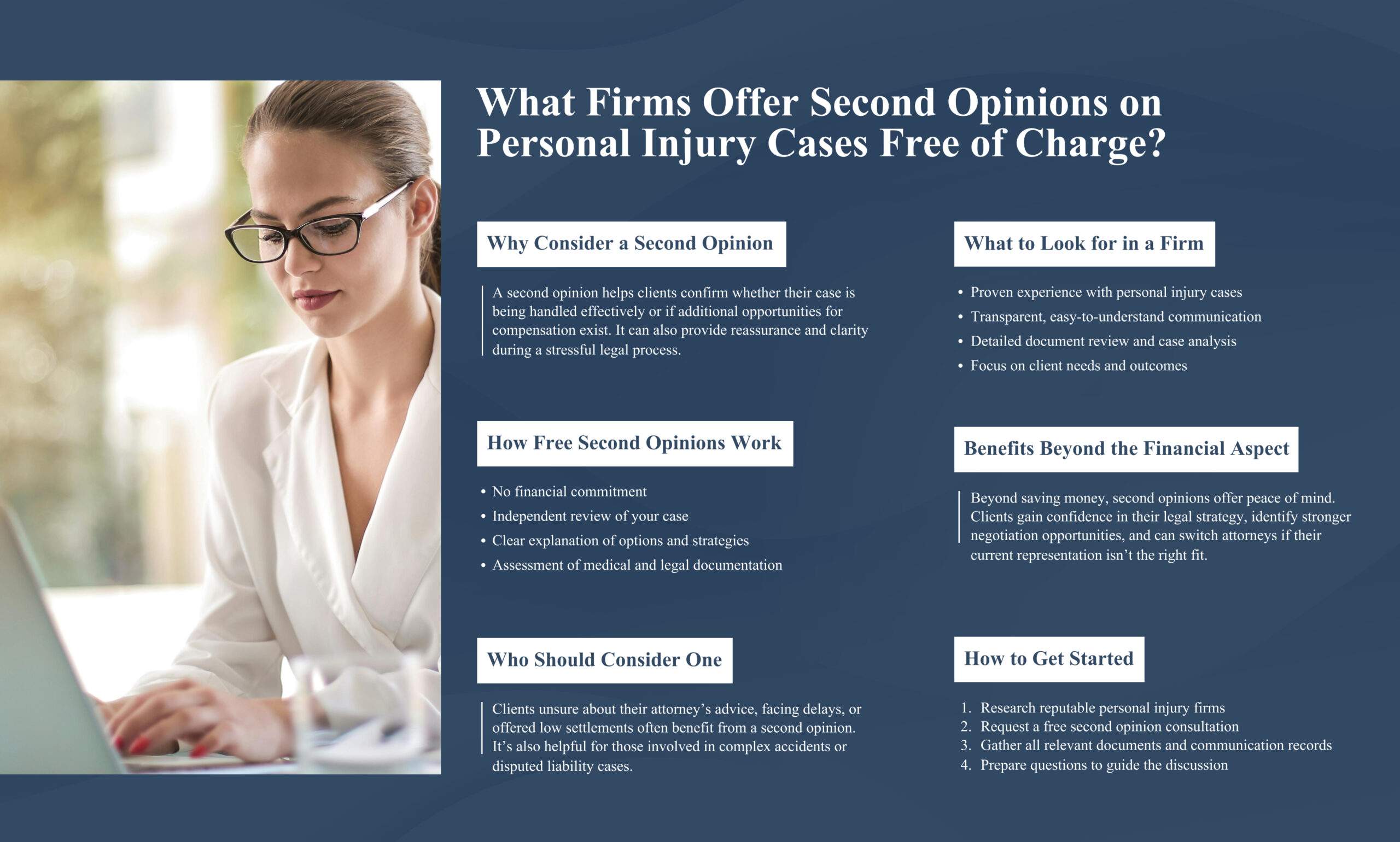 What Firms Offer Second Opinions on Personal Injury Cases Free of Charge?