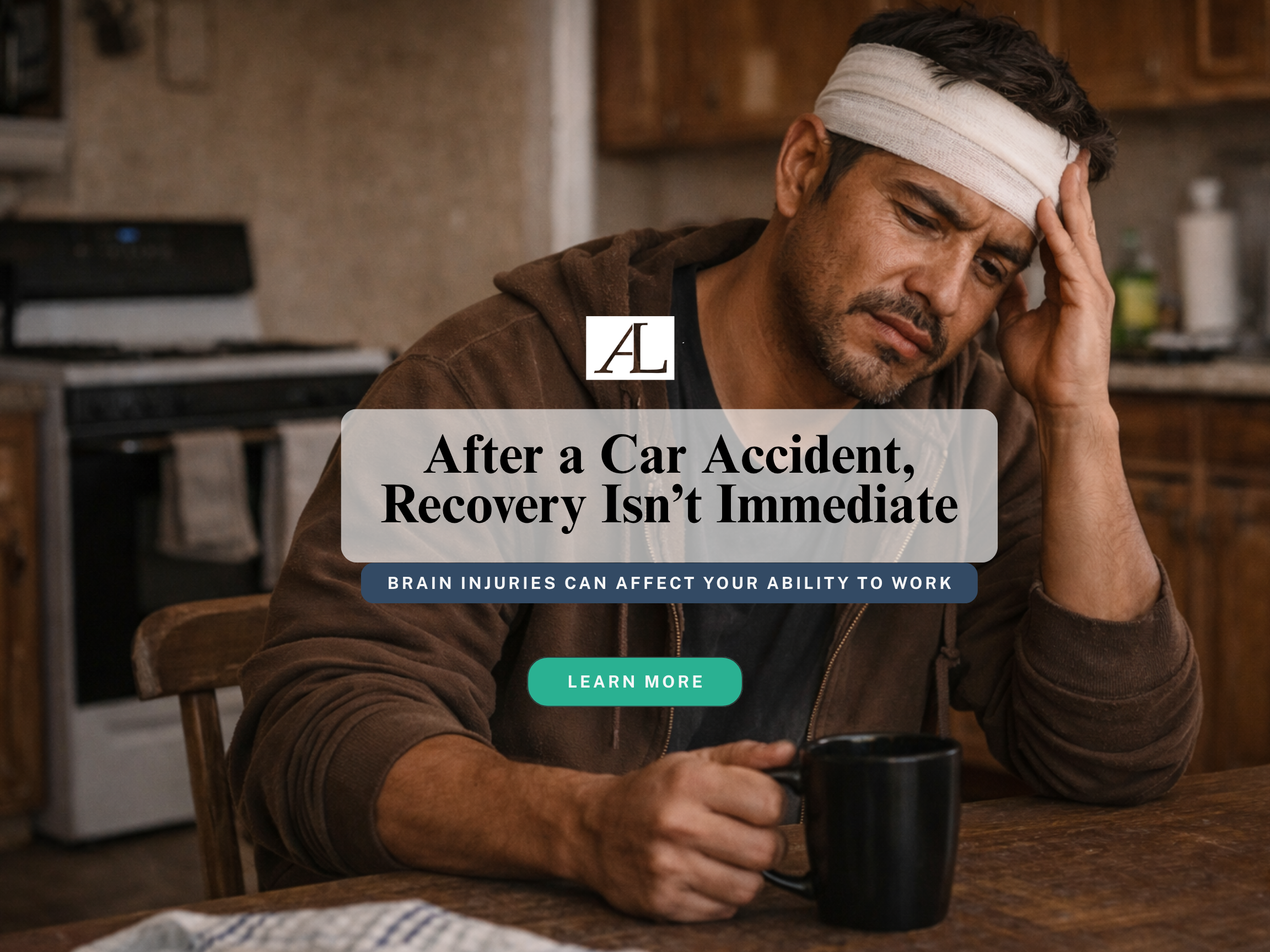 Bakersfield brain injury lawyer case involving man recovering at home after head injury from car accident