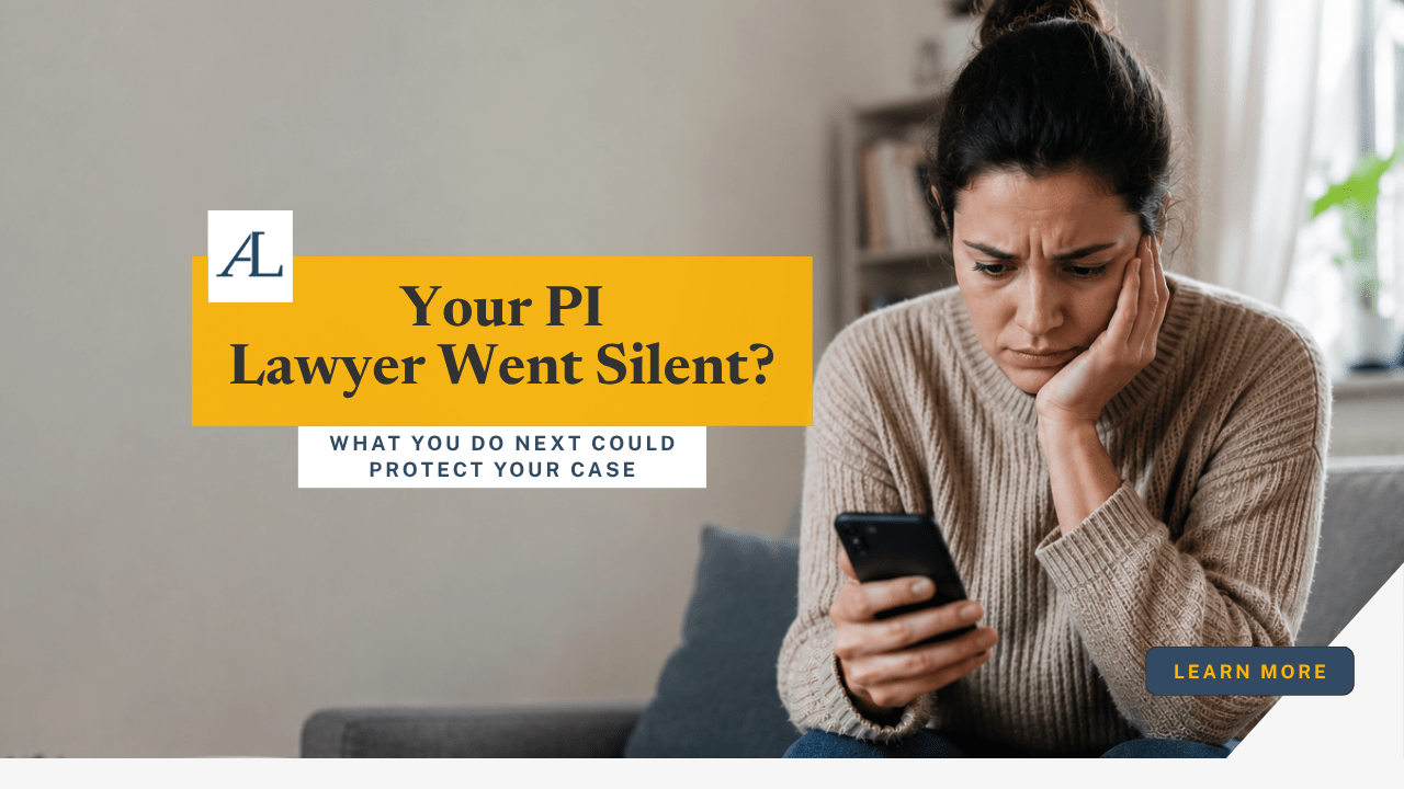 personal injury lawyer stopped communicating