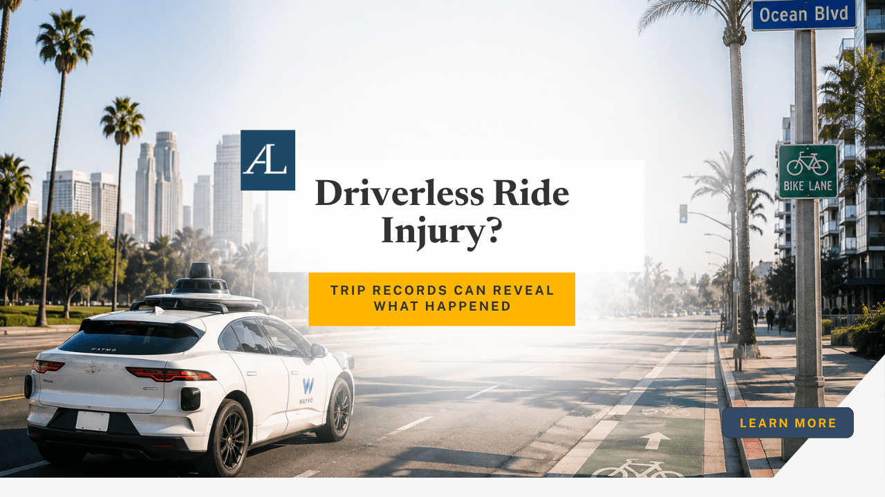 Los Angeles Waymo Robotaxi Passenger Injury Claim