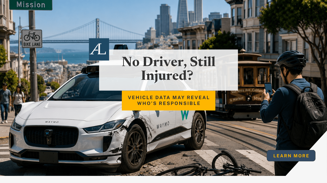 San Francisco driverless rideshare collision claim
