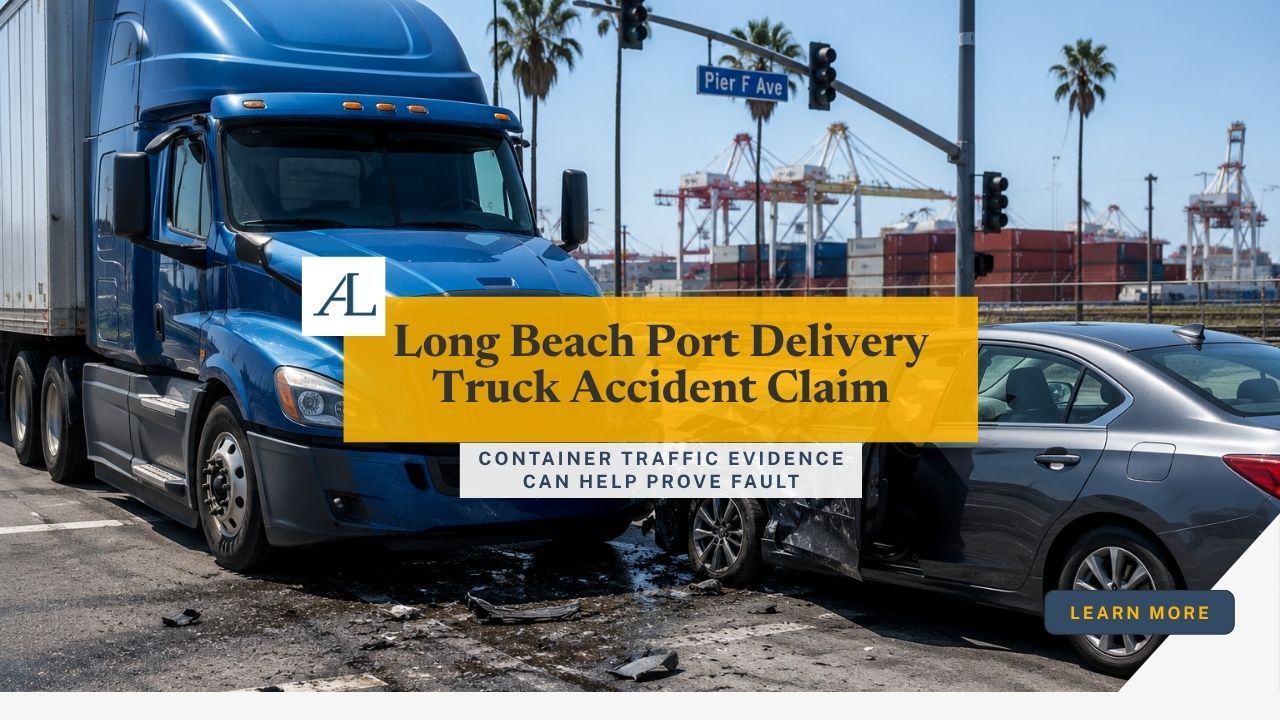 Long Beach Port Delivery Truck Accident Claim 1 Container Traffic Evidence Can Help Prove Fault