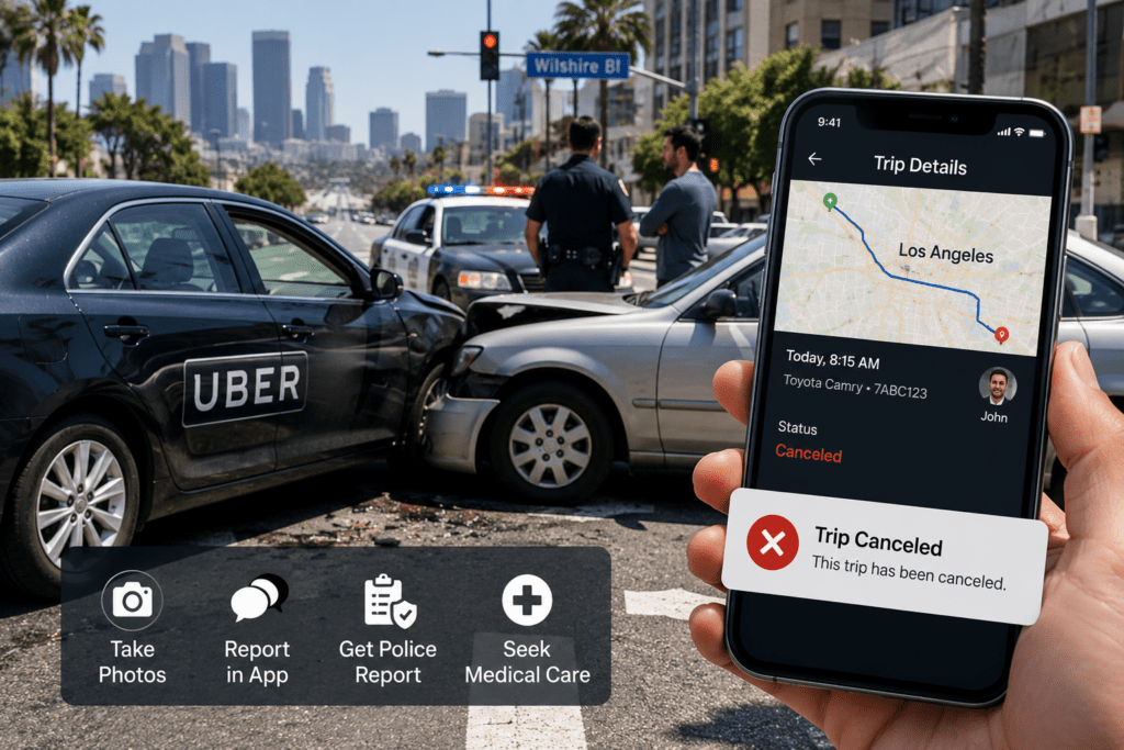 Los Angeles Rideshare Driver Cancels Trip Accident Claim: What Passengers Should Know 2 Los Angeles Rideshare Driver Cancels Trip Accident Claim
