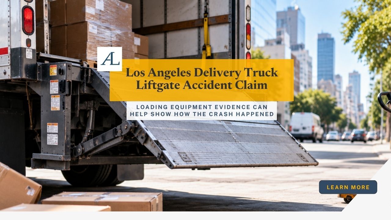 Los Angeles delivery truck liftgate accident claim 1 Los Angeles delivery truck liftgate accident claim