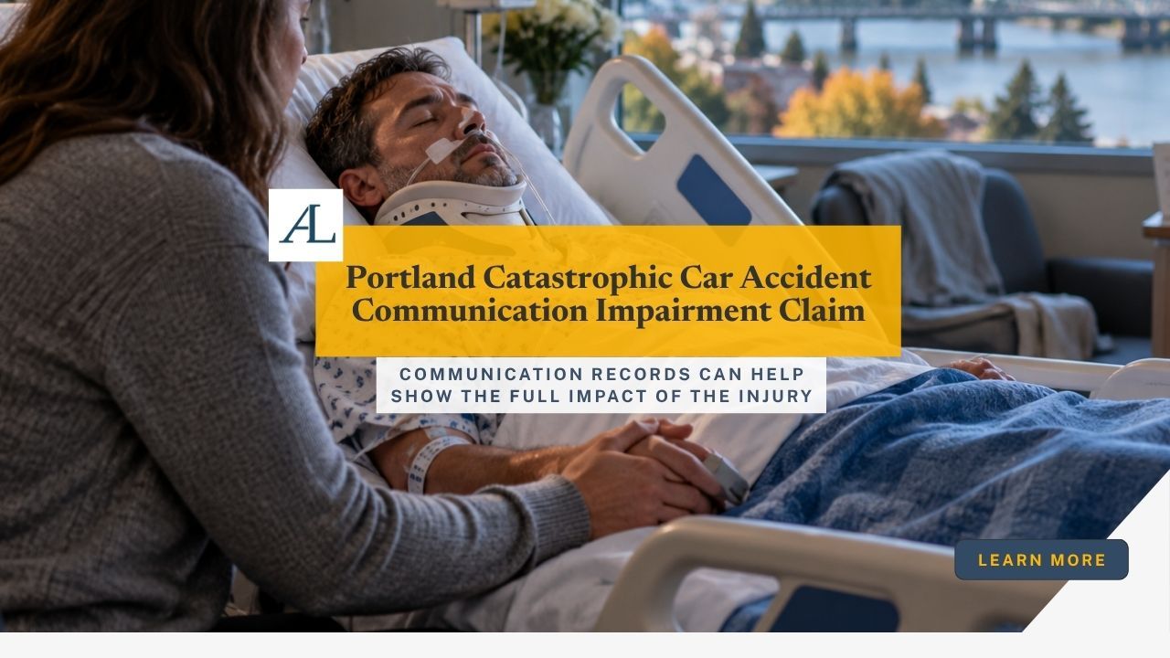 Portland catastrophic car accident communication impairment claim